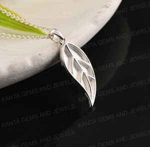 925 Sterling <b>Silver</b> Blank <b>Leaf</b> Charm Pendant Setting Good for Resin & Ashes Work Keepsake/Breastmilk DIY Gift For Nature Lover's - Product Image 4