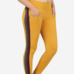 Leggings pour femmes taille haute 100% coton imprimés personnalisés Style décontracté respirant avec logo Prix d'usine! - Product Image 2