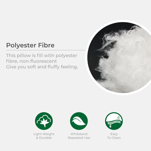 Goodnite Oreiller de voyage antistatique personnalisable écologique Remplissage en mousse de polyester 100% de petite taille confortable pour les avions et les bus - Product Image 3