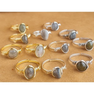 Trendy Fashion <b>Rings</b> Gold and Silver Plated with Semi-Precious Stones for Resale Appeal - Product Image 3