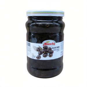 Novella 1700 ml X 6 Pezzi Olive Nere Denocciolate Sottaceto - Product Image 2
