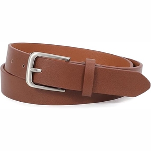 Meilleure vente 2025 ceinture en cuir de vachette véritable décontractée pour hommes avec boucle en alliage d'acier ceinture en cuir de vachette de haute qualité - Product Image 1