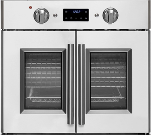 Four à pâtisserie électrique multifonctionnel à double porte de style français Forno Gallico, 30 pouces, en acier inoxydable, modèle néerlandais, en promotion - Product Image 1