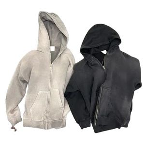 Hot Sale New Arrival Acid Wash Hoodies for Men Unique Style Breathable Acid Wash Hoodies in Best Material Cotton zipped - Product Image 5