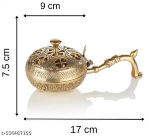 Quemador de Bakhoor Metálico Hecho a Mano, Soporte para Humo Aromático, Decoración para el Hogar, Confort y Relajación, Decoración Religiosa para el Hogar - Product Image 6