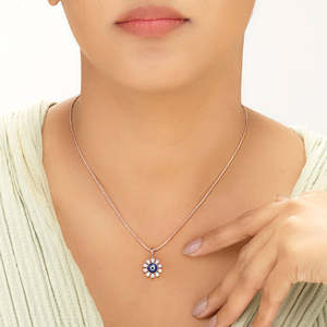 สร้อยคอจี้เพชรสมัยใหม่ เครื่องประดับเครื่องรางนัซาร์ - Product Image 2