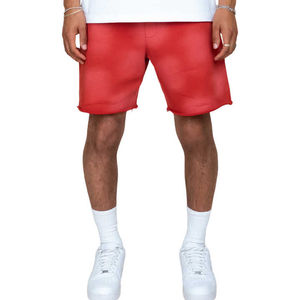 Vente en gros Meilleure vente Custom Made Hommes Summer Streetwear Sweat Shorts 100% Coton Respirant Sun Faded Short à vendre - Product Image 2