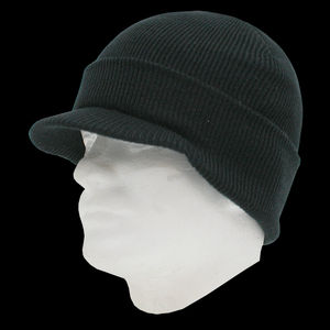 Gorro de Punto Acrílico Transpirable y Ecológico de la Industria Fazn, Gorro Deportivo Elástico con Visera para Hombre y Mujer - Product Image 1