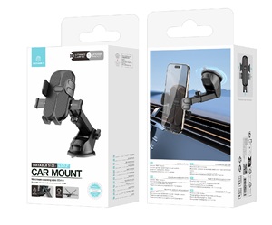 Support de téléphone portable magnétique pour tableau de bord de voiture Techancy, réglable en hauteur, portable, forte adhérence, en plastique ABS - Product Image 5