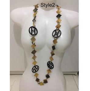Collier de luxe en corne de buffle fait à la main, bijoux naturels et durables pour femmes, haute qualité - Product Image 2