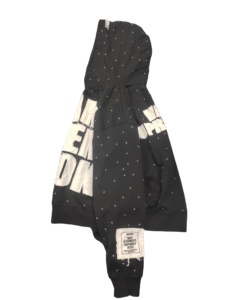 Sweat à capuche personnalisé pour hommes avec strass, coupe et couture, pull surdimensionné délavé à l'acide, applique Patchwork, Boxy Fit, sweat à capuche vieilli pour hommes - Product Image 2