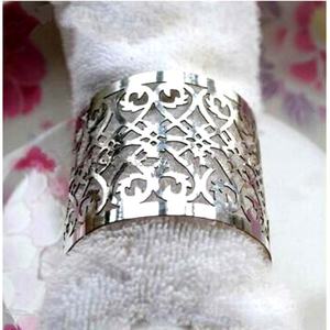 ห่วงรัดผ้าเช็ดปากสแตนเลสสีทองสำหรับตกแต่งงานเลี้ยงงานแต่งงาน,แหวนผ้าเช็ดปากพร้อมดีไซน์ทรงเรขาคณิตสำหรับร้านอาหารงานแต่งงานบ้านโรงแรม - Product Image 4