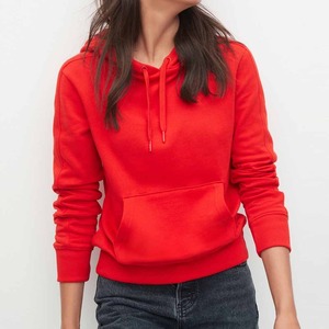 Sweats à capuche personnalisés pour femmes en gros de haute qualité couleurs unies sweats à capuche respirants surdimensionnés pour la mode féminine 2026 - Product Image 4