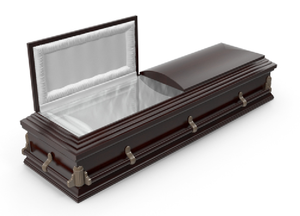 Solid oak coffin box/Teak wood coffin box/Sheesham wood coffin Pine wood casket Polished wooden coffin - Product Image 3