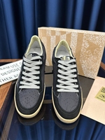 Baskets basses urbaines en cuir véritable pour hommes, avec design de bout renforcé, chaussures de marche confortables, semelle souple, fermeture à lacets, pour usage quotidien et décontracté