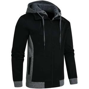 Nouvelle fabrication élégante en gros sweat à capuche thermique strass personnalisé sweat à capuche surdimensionné zippé avec logo - Product Image 3