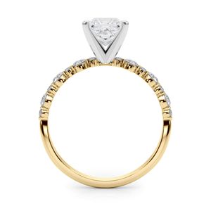 Marquise Cut Diamond Solitaire With Accents Style <b>Unique</b> Design <b>Engagement</b> <b>Ring</b> for Women/Her Excellent Style - Product Image 2