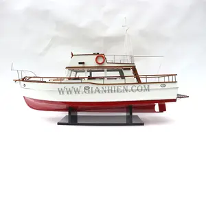Gia Nhienメーカーがカスタムデザインを承認低MOQグランドバンク-レッドハル塗装-木製スピードボート
