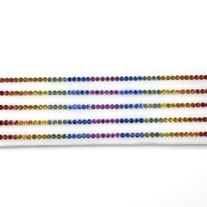 5mm Natural <b>Rainbow</b> Multi Sapphire Round Brilliant Cut AAA <b>Top</b> Quality Faceted Precious Loose Gemstones from Wholesale Supplier - Product Image 5