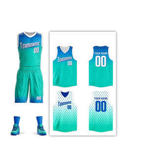 Uniforme de basket-ball unisexe rétro de meilleure qualité avec votre propre logo grande taille pour hommes matériau respirant - Product Image 2