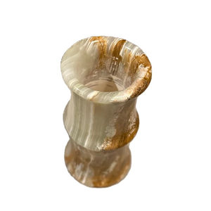 Florero de bambú de ónix, florero de mármol de ónix, florero antiguo para decoración del hogar - Product Image 2