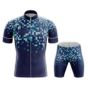 Conjuntos de Jersey de Ciclismo para Hombre con Diseño Personalizado y Logotipo Impreso al por Mayor, Ropa Deportiva Transpirable y Ecológica de Poliéster/Algodón para Equipos 2025 - Product Image 1