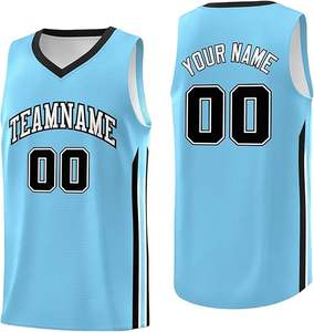 Ropa deportiva de rendimiento de malla Reversible personalizada, camisetas de baloncesto estampadas para niños, uniformes de equipo en blanco para hombres, conjuntos deportivos - Product Image 1