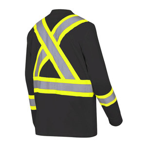 Construction Hi Viz Work <b>Shirts</b> With Pocket <b>T</b> <b>Shirts</b> With Long Sleeves For Men Construction Work Wear Customize Wholesale - Product Image 4