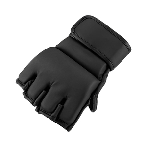 Wholesale MMA Sparring Cowhide Leather Boxing Gloves Half Finger Reliable <b>Top</b> Trending Product MMA Grappling Glove & Mittens - Product Image 2