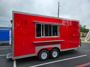 Mobile Food Truck Trailer <b>Cheap</b> Catering Vehicle for Burgers, Pizza BBQ, Drinks Durable Multifunctional Food Van Factory Price - Product Image 2