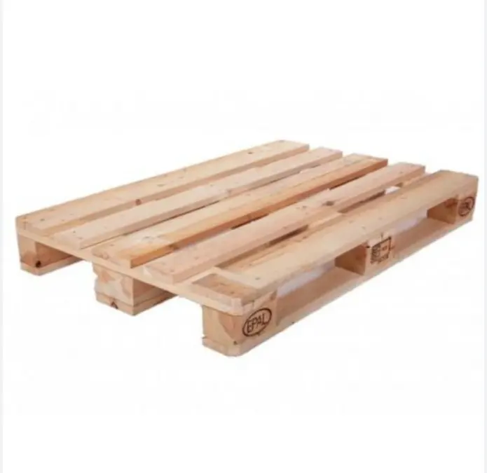 Harga grosir palet kayu Euro 1200x1200 48x40 tugas berat besar dapat ditumpuk Epal palet pabrik empat sisi palet kayu pinus