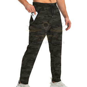 Pantalon de survêtement pour homme de grande taille pour l'extérieur Pantalon de survêtement pour homme Vêtements d'entraînement 100% coton Pantalon de survêtement pour homme - Product Image 2