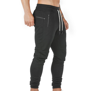 Pantalones de chándal cónicos elásticos ajustados informales para hombre, gran oferta, cintura media, gimnasio, Fitness, cintura elástica, pantalones lavados decorados con encaje - Product Image 2