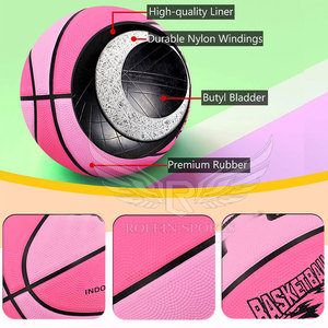 Ballon de basket professionnel de haute qualité pour entraînement et match, en PU, avec logo personnalisé, fournisseur en gros - Product Image 4