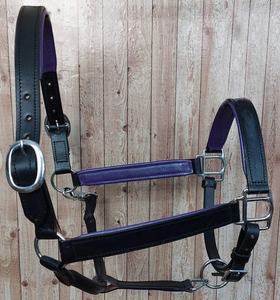 Elegante sillín Inglés estilo caballo Halter saludable accesorio de cuero personalizado diseño elegante contraste Color acolchado al por mayor - Product Image 4