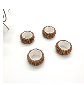 Nautral <b>Napkin</b> Holders <b>Napkin</b> Ring <b>Napkin</b> Rings Bulk for Wedding <b>Party</b> Decoration Dinning Table Family Gatherings - Product Image 2