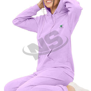 Conjunto Deportivo de Alta Calidad para Mujer, Sudadera con Capucha y Pantalones Deportivos de Algodón Personalizados, Estilo Premium, Conjunto Deportivo de Dos Piezas para Invierno - Product Image 6