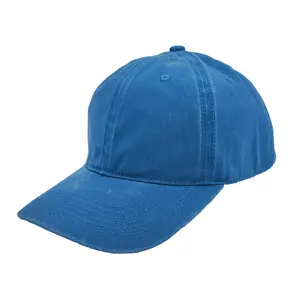 RTS Estoque Promocional 6 Paneld Sombrero Chapeau Algodão Lavado Cap Pai Angustiado Gorras Chapéus Plain Sports Baseball Caps