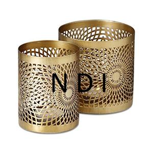 Bougeoir en métal antique fait à la main de haute qualité support de bâton de bougie en fer de conception personnalisée avec gravure pour Noël - Product Image 1