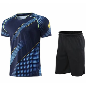 Kits de camisetas de fútbol juvenil personalizados 100% poliéster nuevo traje de fútbol de Francia con nombre de jugador uniformes para equipos portátiles - Product Image 2