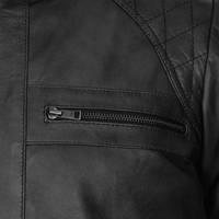 Veste en cuir de vache véritable pour homme Style vintage limité Fermeture éclair épaisse Vestes en cuir pour homme Fabricant personnalisé Veste d'hiver