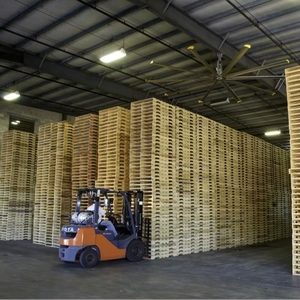 พาเลทไม้ยูโร4หน้าสำหรับใช้ใหม่ไม้สนพร้อมวัสดุพลาสติกและกระดาษสไตล์เดียว - Product Image 2