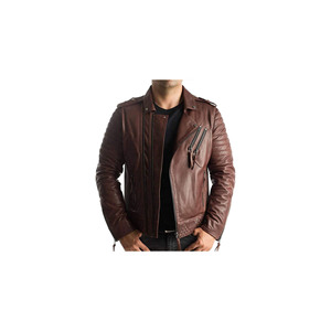 High Quality <b>Mens</b> <b>Leather</b> <b>Jacket</b> Classic <b>Leather</b> <b>Jacket</b> for <b>Men's</b> Slim Fit <b>Leather</b> Coat <b>Men</b> <b>Jacket</b> - Product Image 4