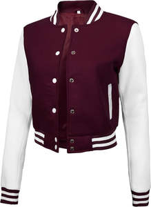 Nouvelle veste universitaire pour femmes, design OEM personnalisé, légère, avec logo personnalisé, veste universitaire pour femmes à manches longues, vente en gros 2025 - Product Image 3