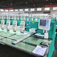 Máquina de Bordar Computarizada de Alto Rendimiento, 9 Agujas, 24 Cabezales, Nueva, Lista para Enviar, para Bordar en Masa Prendas, Parches y Muñecos de Peluche