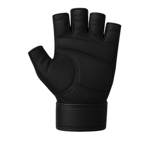 Gants de musculation unisexes à demi-doigts, panneau arrière en fibre de carbone, paume rembourrée résistante, néoprène, sport respirant - Product Image 3