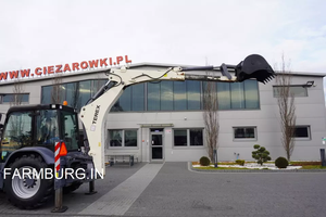 Mini chargeuse sur pneus Terex de marque supérieure avant et pelleteuse pour la construction, état utilisé avec composant de moteur central - Product Image 4