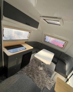 Petit Rv Camper Travel Trailer Blanc et Noir Offroad Petite caravane Rvs Campers avec salle de bain à vendre aux États-Unis à bas prix - Product Image 4