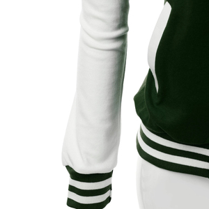 Full Sleeves Women Varsity <b>Jacket</b> Cotton Shell Nylon Breathable Winter Vintage Streetwear Style Customised Logo Printing Cheap - Product Image 6