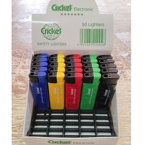 Briquets électroniques au butane Cricket, briquets portables en plastique Cricket, briquet de sécurité de style silex pour les voyages en plein air - Product Image 5